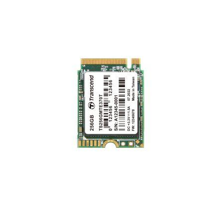 SSD, model: MTE370T Interní M.2 (2230) AES 256 Gb Průmyslová třída Transcend 3D NAND 75 °C -20 °C
