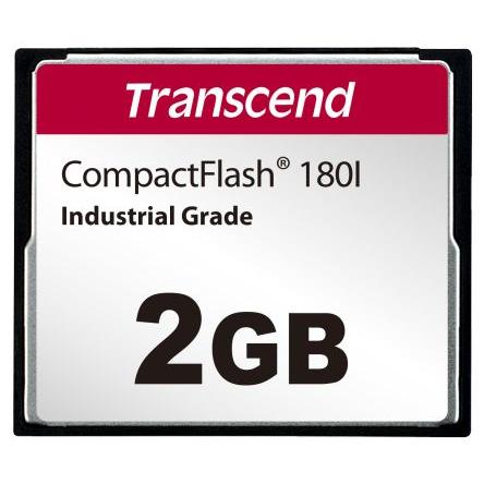 Karta Compact Flash Compact Flash Transcend 2 Gb Průmyslová třída, model: CF180I SLC