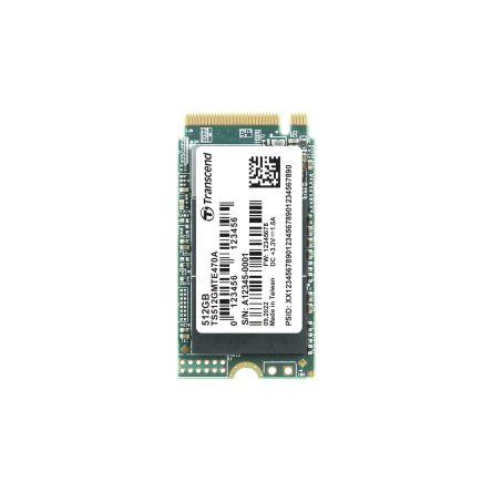 SSD, model: MTE470A Interní M.2 (2242) 512 Gb Průmyslová třída Transcend 3D TLC 85 °C -40 °C