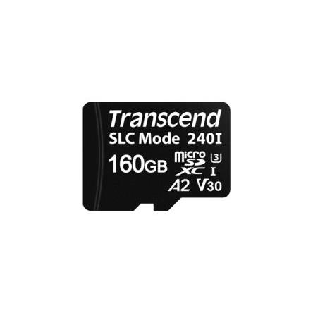 MicroSD 80 Gb MicroSDXC Průmyslová třída 3D Transcend, řada: USD240I 85 °C -40 °C
