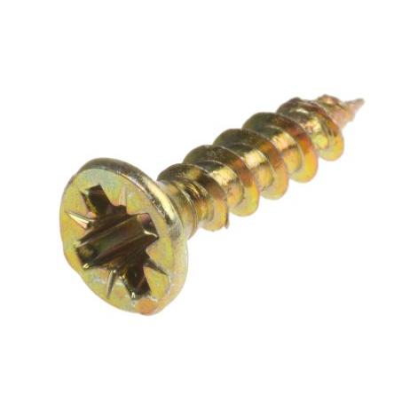 RS PRO Vrut Pozidriv, Pasivovaný pozinkovaný, Ocel Zapuštěná hlavice, 3,5 mm, délka: 16 mm