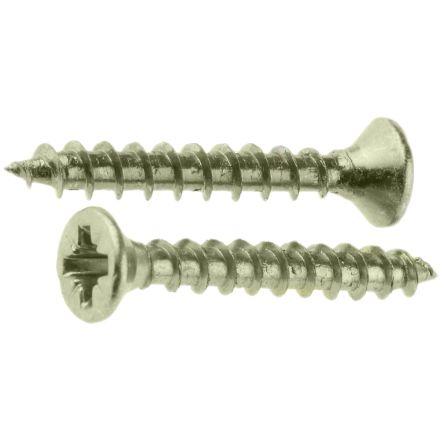 RS PRO Vrut Pozidriv, Pasivovaný pozinkovaný, Ocel Zapuštěná hlavice, 3,5 mm, délka: 25 mm