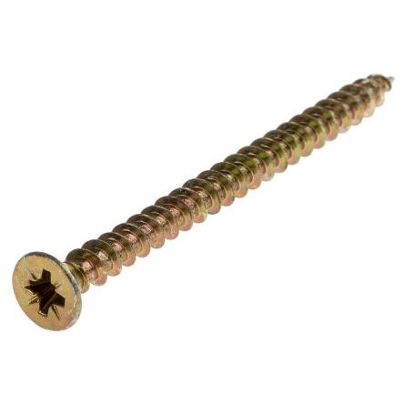 RS PRO Vrut Pozidriv, Pasivovaný pozinkovaný, Ocel Zapuštěná hlavice, 5 mm, délka: 70 mm
