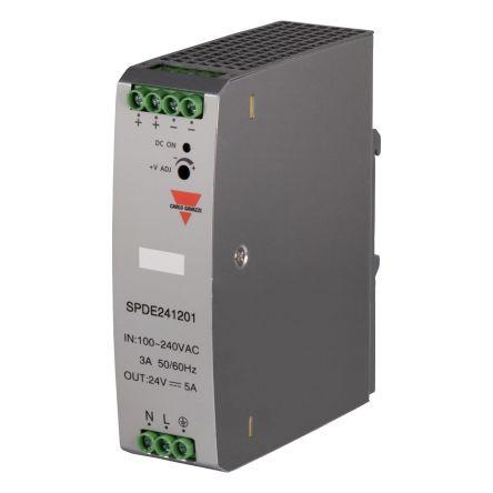 Carlo Gavazzi Napájecí zdroj na lištu DIN SPDE Spínaný režim 264V ac 6.3 A 12V dc 75 W
