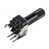 Karbonový fóliový potenciometr, průměr hřídele: 6 mm 1otáčkový, řada: RK09K 10 kΩ 20 % 0.05 W Rotační, Montáž do panelu,