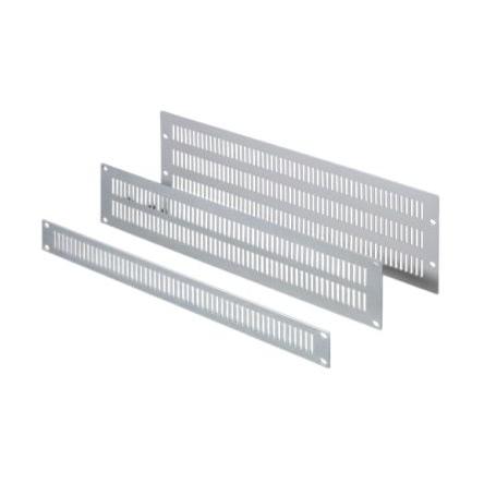 Rittal Regálový panel 19in Přední panel, Hliník 1 U barva Bez nátěru Odvětrávaný 482.6mm