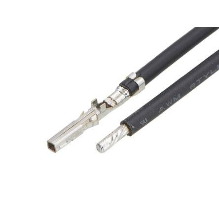 Molex Předkrimpovaný kabel Mini-Fit, řada: 219671 Odbočný vodič, délka kabelu: 225 mm Černá