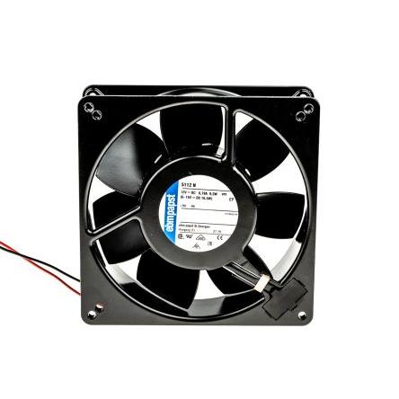 ebm-papst Axiální ventilátor, řada: 5100 N, průtok vzduchu: 260 m³/h 9.5 W 12V dc 790 mA 135 mm 38mm 38 mm