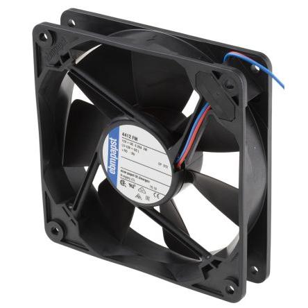 ebm-papst Axiální ventilátor, řada: 4400 F, průtok vzduchu: 140 m³/h 3.2 W 12V dc 267 mA 119 mm 25mm 25 mm