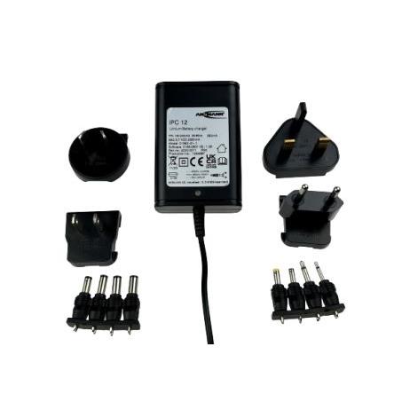 Nabíječka baterií IPC12 IPC12 Ansmann Li-Ion Bateriový modul 1 3.7V 2.35 A USA, Velká Británie, EU, Aus Lithium-iontové