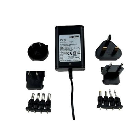 Nabíječka baterií IPC12 IPC12 Ansmann Li-Ion Bateriový modul 4 3.7V 0.72 A EU, USA, Velká Británie, Aus Lithium-iontové