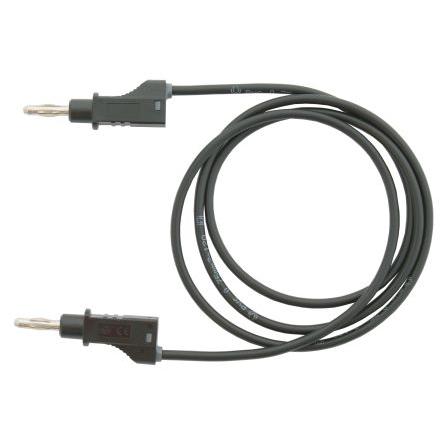 Electro PJP Zkušební vodič, Černá 36A, délka kabelů: 1 m, 30V, 60 V, Polyvinylchlorid, úroveň kategorie: CAT 0, CAT II