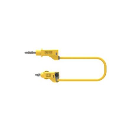 Electro PJP Zkušební vodič, Žlutá 36A, délka kabelů: 2 m, 30V, 60 V, Polyvinylchlorid, úroveň kategorie: CAT 0, CAT II