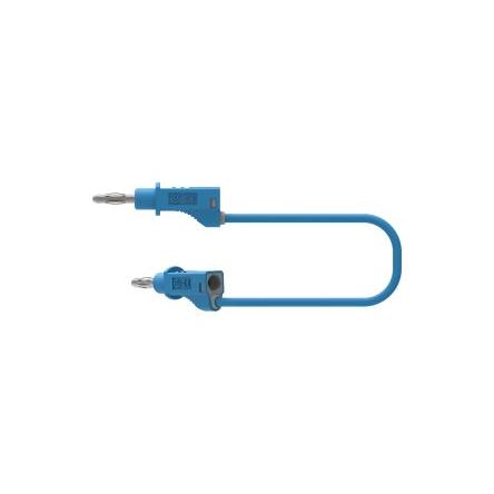 Electro PJP Zkušební vodič, Modrá 36A, délka kabelů: 50 cm, 30V, 60 V, Polyvinylchlorid, úroveň kategorie: CAT 0, CAT II