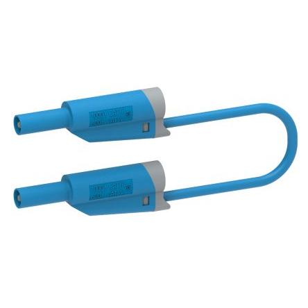 Electro PJP Zkušební vodič, Modrá 36A, délka kabelů: 1 m, 600V, Polyvinylchlorid, úroveň kategorie: CAT 0, CAT II