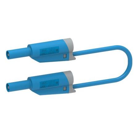 Electro PJP Zkušební vodič, Modrá 36A, délka kabelů: 50 cm, 600V, Polyvinylchlorid, úroveň kategorie: CAT 0, CAT II