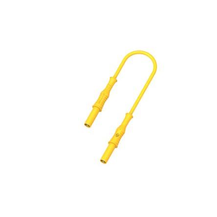 Electro PJP Banánkový konektor, 4 mm, 1000V, 1500 V, 36A, Žlutá, Vnější, délka: 2 m Banánek Jack