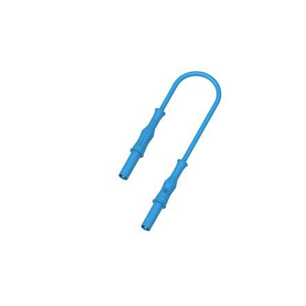 Electro PJP Banánkový konektor, 4 mm, 1000V, 1500 V, 36A, Modrá, Vnější, délka: 500 mm Banánek Jack