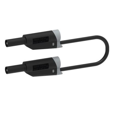 Electro PJP Zkušební vodič, Černá 36A, délka kabelů: 1 m, 1kV, Polyvinylchlorid, úroveň kategorie: CAT 0, CAT II