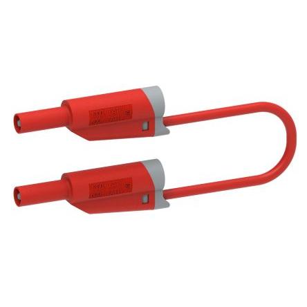 Electro PJP Zkušební vodič, Červená 36A, délka kabelů: 1 m, 1kV, Polyvinylchlorid, úroveň kategorie: CAT 0, CAT II