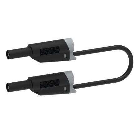 Electro PJP Zkušební vodič, Černá 36A, délka kabelů: 2 m, 1kV, Polyvinylchlorid, úroveň kategorie: CAT 0, CAT II