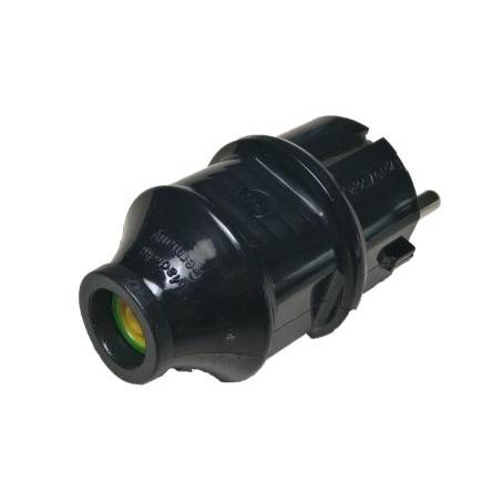 Zásuvka na banánky, Černá, 250V, Vnější Electro PJP