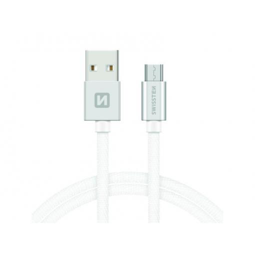 Kabel SWISSTEN 71522203 USB/Micro USB 1,2m White
