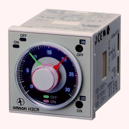 Omron Časovací relé, řada: H3CR DPDT 11kontaktové 100V ac, 125 V ac, 240 V ac zásuvné 0.05 to 1080000 s