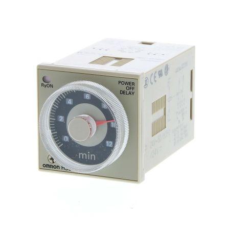 Omron Časovací relé DPDT 2kontaktové 100 to 120 V ac 100V ac, 120 V ac zásuvné 0.05 to 12 min
