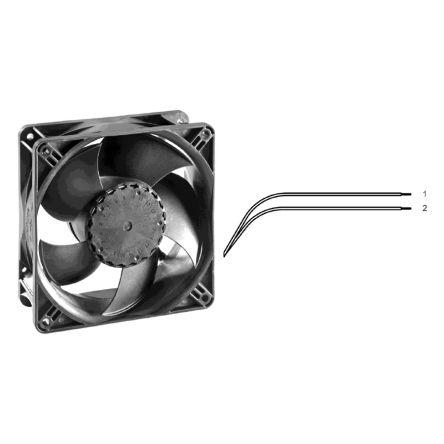 ebm-papst Axiální ventilátor, řada: AxiACi 120, průtok vzduchu: 64 m³/h 1.1 W 115V ac, 230 V ac 17 mA IP65 120 mm 120mm