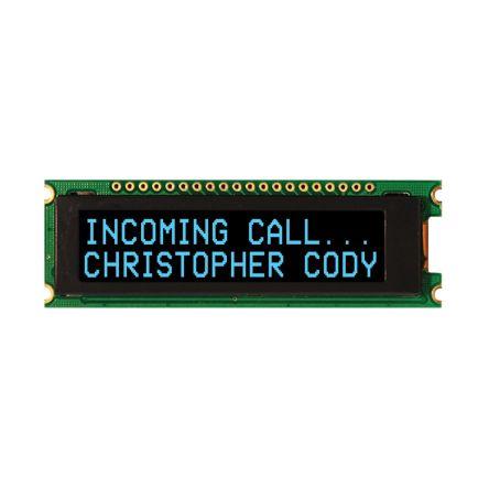 Displej OLED, řada: NHD Modrá NEWHAVEN DISPLAY INTERNATIONAL I2C, Paralelní, SPI