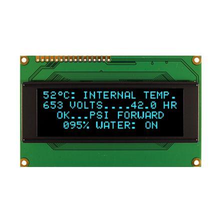 Displej OLED, řada: NHD Modrá NEWHAVEN DISPLAY INTERNATIONAL Sériové/paralelní Kapacitní
