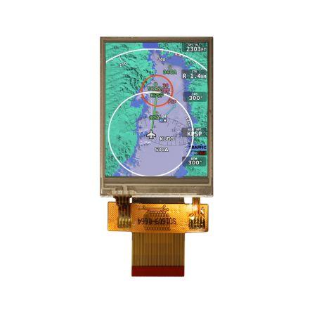 Barevný displej LCD NHD-2.4-240320CF-CSXN#-F, řada: NHD 2.4 in Dotykový displej 240 x 320 pixel podsvícení LED rozhraní