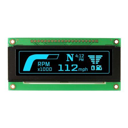 Displej OLED, řada: NHD 2.8 in Modrá NEWHAVEN DISPLAY INTERNATIONAL Sériové/paralelní