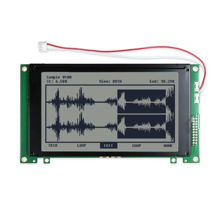 Monochromatický LCD displej NHD-240128WG-ATFH-VZ#, řada: NHD Grafický displej LCD podsvícení LED Bílá 240 x 128 pixelů