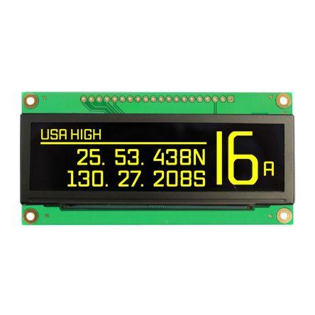 Displej OLED, řada: NHD 3.12 in Žlutá NEWHAVEN DISPLAY INTERNATIONAL Sériové/paralelní