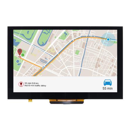 Barevný displej LCD NHD-5.0-800480TF-ATXL#-CTP, řada: NHD 5 in Dotykový displej 800 x 480 pixels podsvícení LED rozhraní