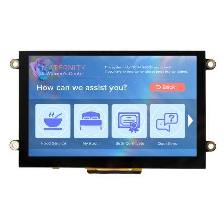 Barevný displej LCD NHD-5.0-HDMI-N-RTXL-CTU, řada: NHD 5 in Dotykový displej 800 x 480 pixelů podsvícení LED rozhraní
