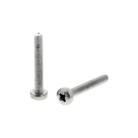 RS PRO Šroub s nízkou půlkulovou hlavou Pozidriv, Nerezová ocel hlavice Kónická 20 mm