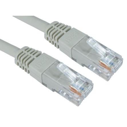 RS PRO Kat6 Ethernetové kabely, Šedá, Polyvinylchlorid, A: RJ45, 80V 6 m Vnější, B: RJ45 Vnější, typ pláště: UTP