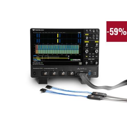 Osciloskop, řada: WaveSurfer 4000HD WaveSurfer 4054HD Promo1 Pracovní stůl 500 MHz Teledyne LeCroy 4 kanálový