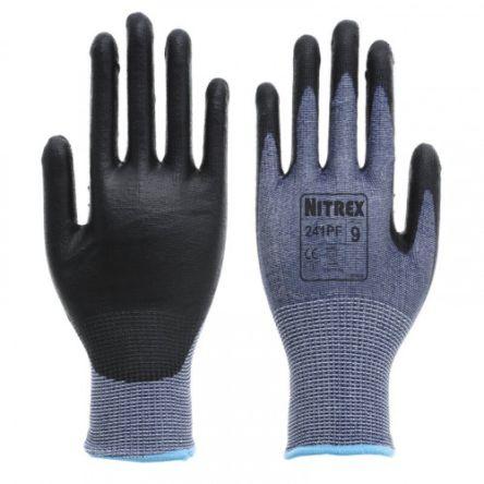 Unigloves Pracovní rukavice Černá, Modrá CE Laminát, HPPE, Nylon, Spandex 8 241PF