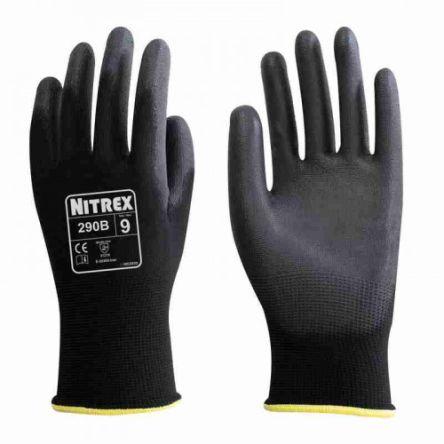 Unigloves Pracovní rukavice Černá CE Polyester (podšívka) Polyuretan 10 290B