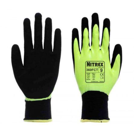 Unigloves Pracovní rukavice Černá CE, UKCA Akrylát, Nylon (podšívka) Ano Ano Ano Nitril 2 9 360FCT