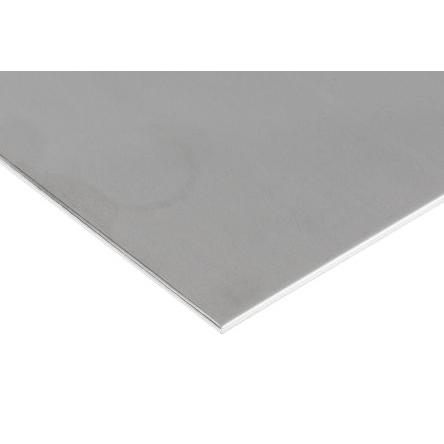 RS PRO Kovová deska, délka: 500 mm, šířka: 300mm, tloušťka: 2.5 mm