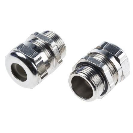 Kabelová průchodka Kovová Niklovaná mosaz, IP68 M25 ABB 6 mm až 11 mm