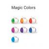 NILSEN LED stolní lampa MAGIC dotyková, stmívatelná, 7W, barev.podsvícení, zelená   US007