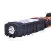 Solight multifunkční nabíjecí LED lampa,  3W COB, 250 + 40lm, Li-Ion, USB, černooranžová - WM16