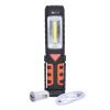 Solight multifunkční nabíjecí LED lampa,  3W COB, 250 + 40lm, Li-Ion, USB, černooranžová - WM16