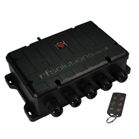 Systém dálkového ovládání RIoT-FOB-8S4 6 tlačítek RF Solutions 868 MHz